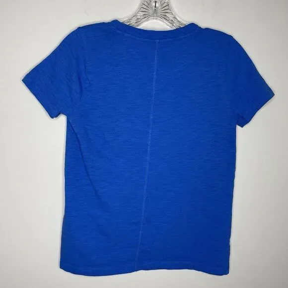 J.CREW Girlfriend Tee Women XS Blue T-Shirt NEW 100% Cotton AJ089 - Picture 6 of 14